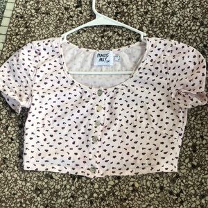 Princess Polly Floral Button-Up Top
